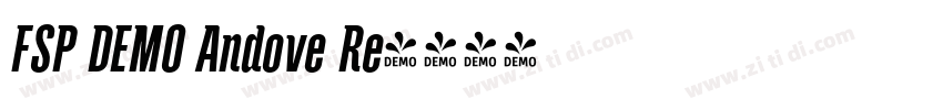 FSP DEMO Andove Re字体转换 FSP DEMO Andove Re字体转换